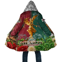 Viva Mexico Independence Day Cloak Golden Eagle Angel Aztec Pattern