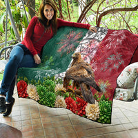Viva Mexico Independence Day Quilt Golden Eagle Angel Aztec Pattern
