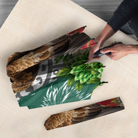 Viva Mexico Independence Day Umbrella Golden Eagle Angel Aztec Pattern