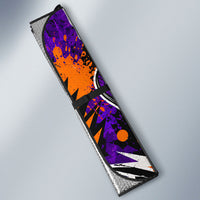 Halloween Skeleton Skateboarder Auto Sun Shade Graffiti Ghost Pumpkin Streetwear Graphic