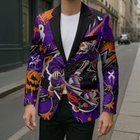 Halloween Skeleton Skateboarder Blazer Graffiti Ghost Pumpkin Streetwear Graphic
