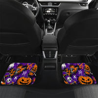 Halloween Skeleton Skateboarder Car Mats Graffiti Ghost Pumpkin Streetwear Graphic