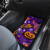 Halloween Skeleton Skateboarder Car Mats Graffiti Ghost Pumpkin Streetwear Graphic
