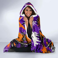 Halloween Skeleton Skateboarder Hooded Blanket Graffiti Ghost Pumpkin Streetwear Graphic