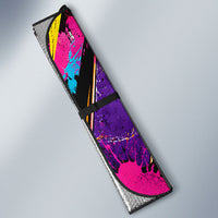 Skateboarding Monkey Auto Sun Shade Neon Graffiti Spray Paint Urban Streetwear Art