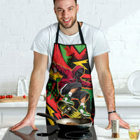 Skateboarder Spray Painter Apron Rasta Colors Graffiti Streetwear Pop Art Graphic