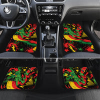 Skateboarder Spray Painter Car Mats Rasta Colors Graffiti Streetwear Pop Art Graphic