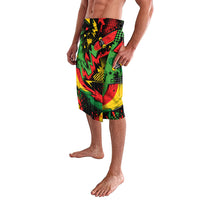 Skateboarder Spray Painter Lavalava Rasta Colors Graffiti Streetwear Pop Art Graphic
