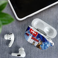 Slovakia Where Eagles Fly AirPods Case Bratislava Castle Chamois Eagle Patriotism