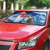Slovakia Where Eagles Fly Auto Sun Shade Bratislava Castle Chamois Eagle Patriotism