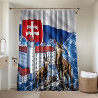 Slovakia Where Eagles Fly Bathroom Set Bratislava Castle Chamois Eagle Patriotism