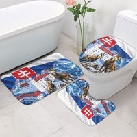 Slovakia Where Eagles Fly Bathroom Set Bratislava Castle Chamois Eagle Patriotism