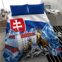 Slovakia Where Eagles Fly Bedding Set Bratislava Castle Chamois Eagle Patriotism