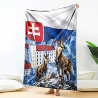 Slovakia Where Eagles Fly Blanket Bratislava Castle Chamois Eagle Patriotism