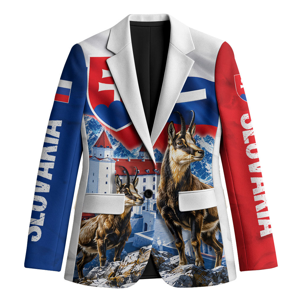 Slovakia Where Eagles Fly Blazer Bratislava Castle Chamois Eagle Patriotism
