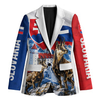 Slovakia Where Eagles Fly Blazer Bratislava Castle Chamois Eagle Patriotism