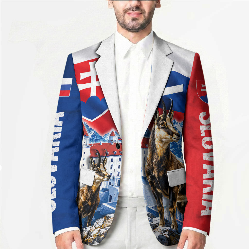 Slovakia Where Eagles Fly Blazer Bratislava Castle Chamois Eagle Patriotism