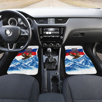 Slovakia Where Eagles Fly Car Mats Bratislava Castle Chamois Eagle Patriotism