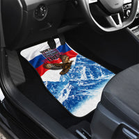 Slovakia Where Eagles Fly Car Mats Bratislava Castle Chamois Eagle Patriotism