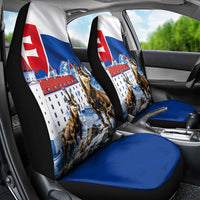 Slovakia Where Eagles Fly Car Seat Cover Bratislava Castle Chamois Eagle Patriotism