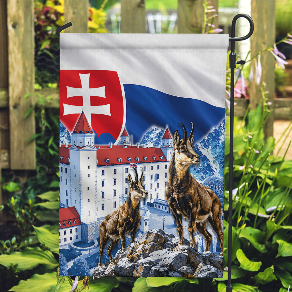 Slovakia Where Eagles Fly Garden Flag Bratislava Castle Chamois Eagle Patriotism