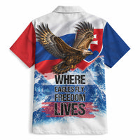 Slovakia Where Eagles Fly Hawaiian Shirt Bratislava Castle Chamois Eagle Patriotism