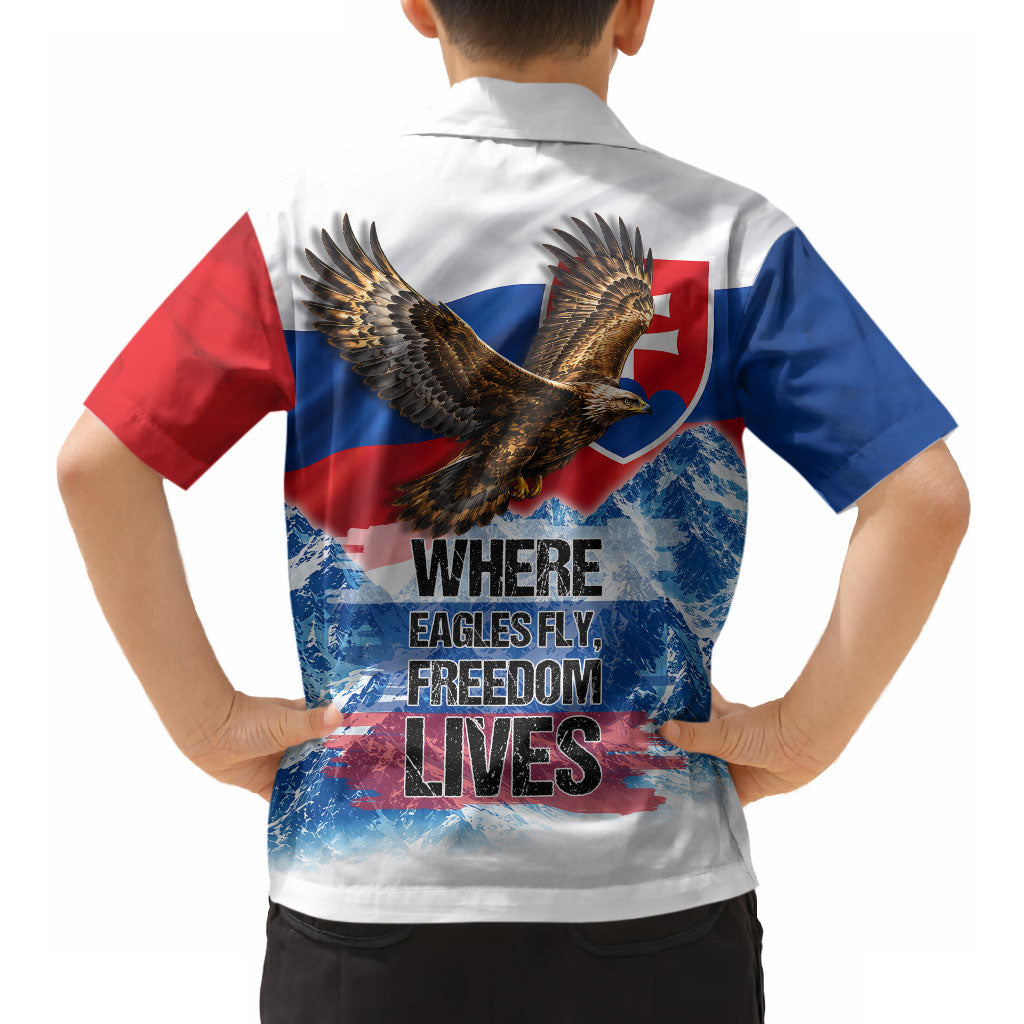 Slovakia Where Eagles Fly Hawaiian Shirt Bratislava Castle Chamois Eagle Patriotism