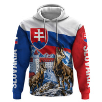 Slovakia Where Eagles Fly Hoodie Bratislava Castle Chamois Eagle Patriotism