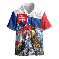 Slovakia Where Eagles Fly Kid Hawaiian Shirt Bratislava Castle Chamois Eagle Patriotism