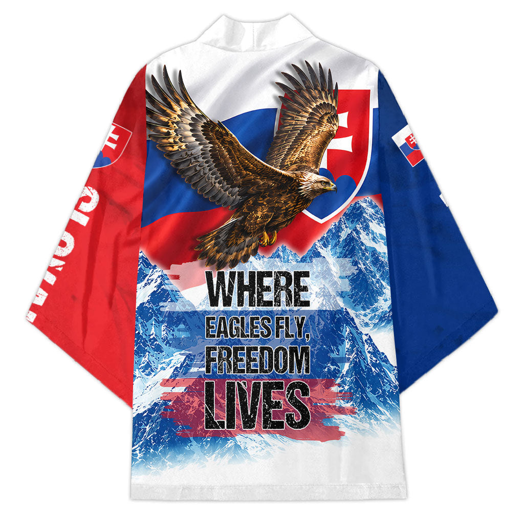 Slovakia Where Eagles Fly Kimono Bratislava Castle Chamois Eagle Patriotism