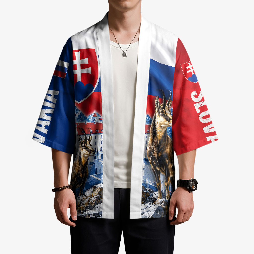 Slovakia Where Eagles Fly Kimono Bratislava Castle Chamois Eagle Patriotism