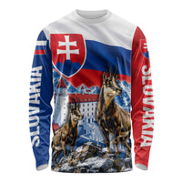 Slovakia Where Eagles Fly Long Sleeve Shirt Bratislava Castle Chamois Eagle Patriotism