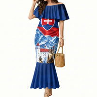 Slovakia Where Eagles Fly Mermaid Dress Bratislava Castle Chamois Eagle Patriotism
