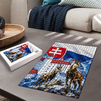 Slovakia Where Eagles Fly Puzzle Bratislava Castle Chamois Eagle Patriotism