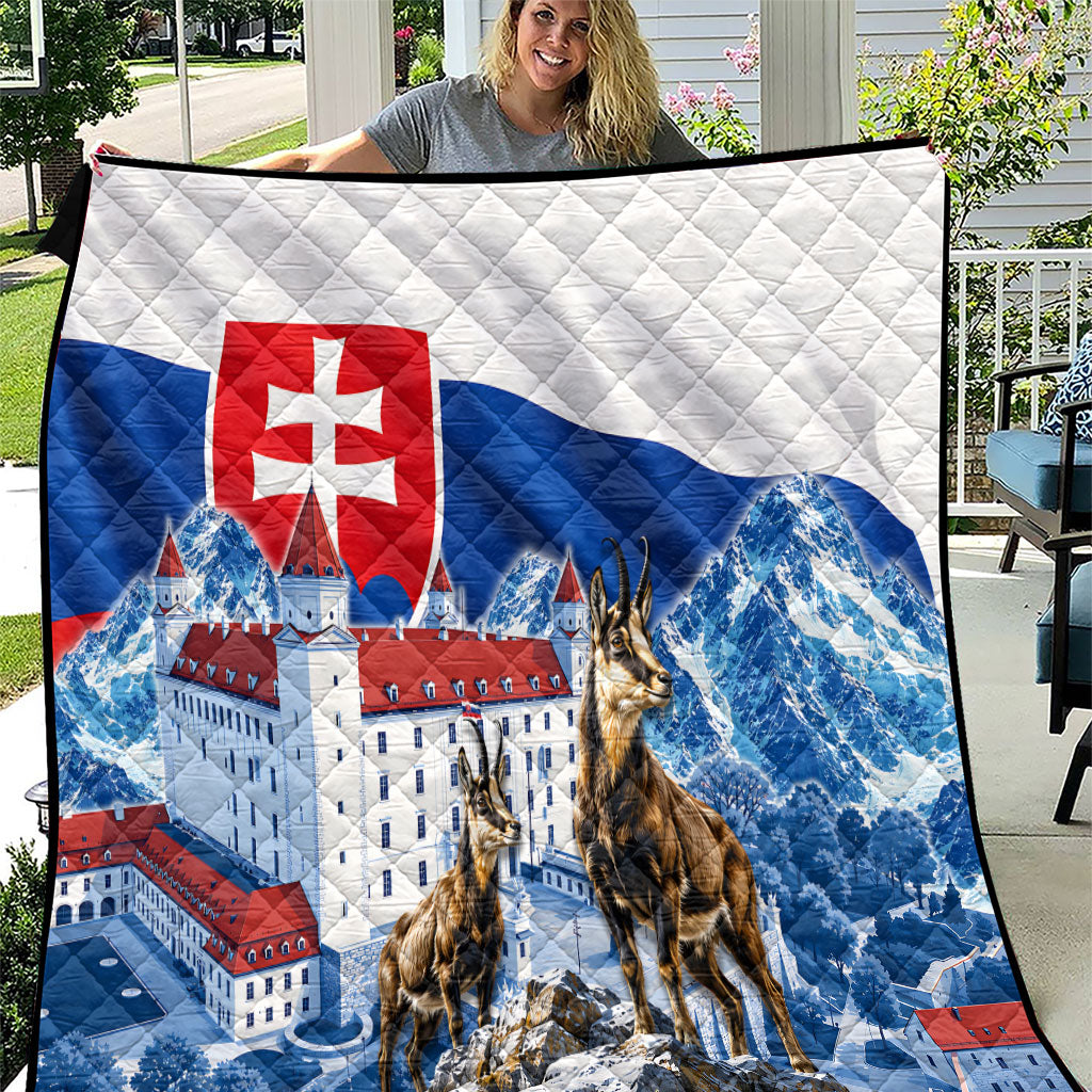 Slovakia Where Eagles Fly Quilt Bratislava Castle Chamois Eagle Patriotism