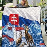 Slovakia Where Eagles Fly Quilt Bratislava Castle Chamois Eagle Patriotism