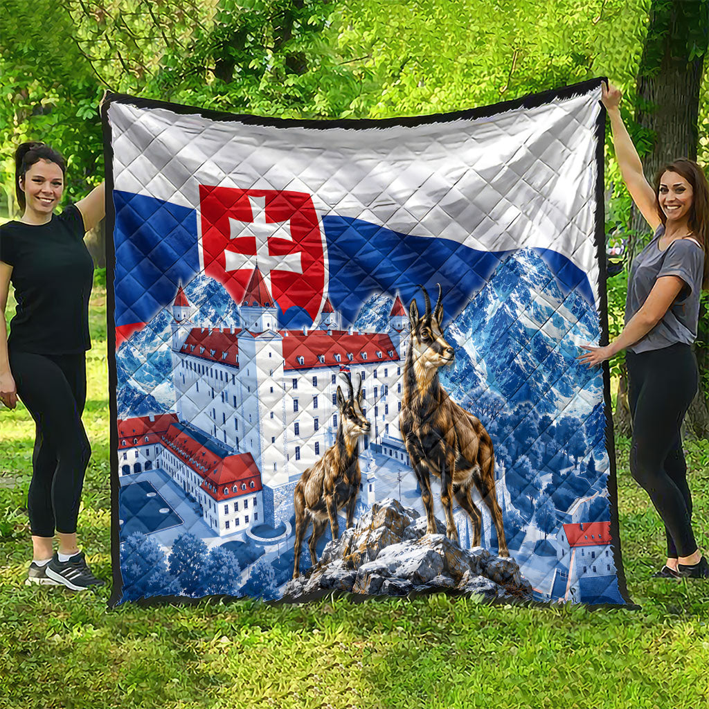 Slovakia Where Eagles Fly Quilt Bratislava Castle Chamois Eagle Patriotism