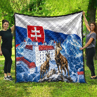 Slovakia Where Eagles Fly Quilt Bratislava Castle Chamois Eagle Patriotism