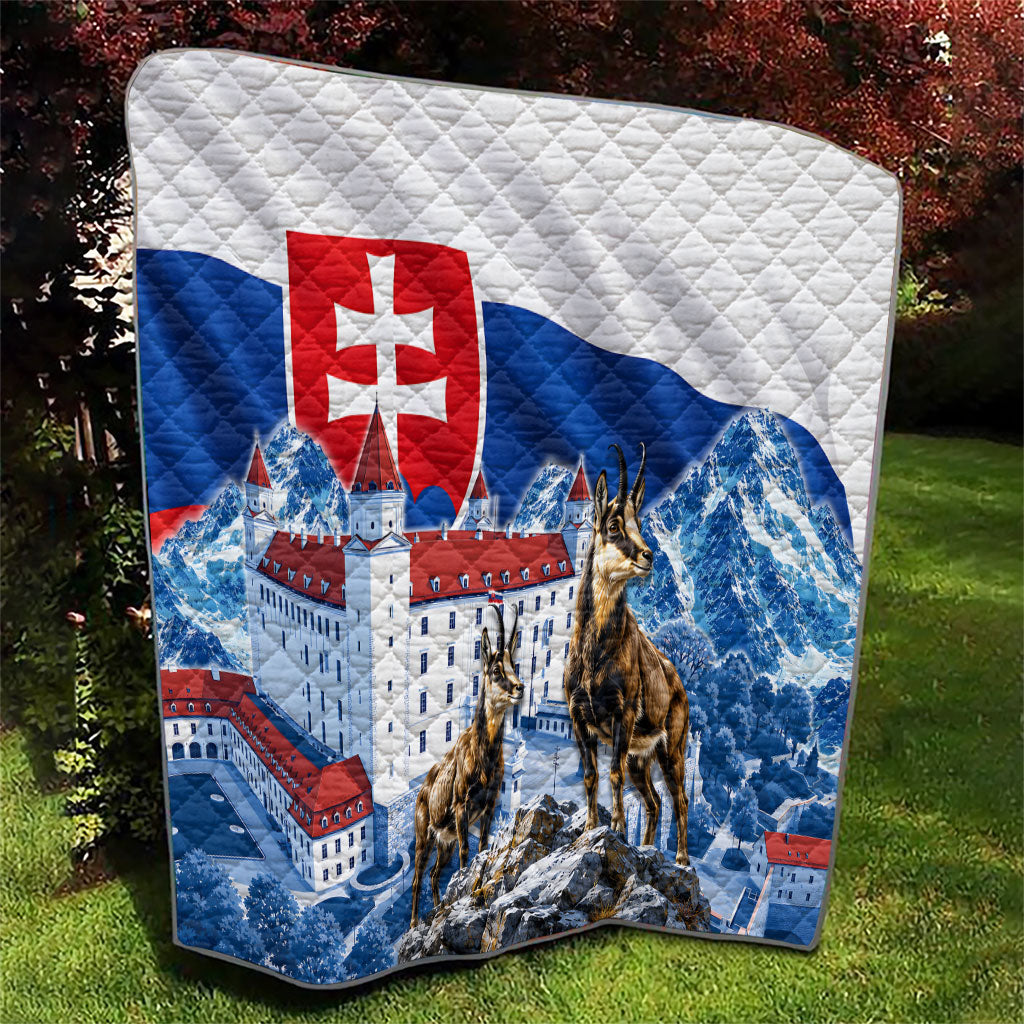 Slovakia Where Eagles Fly Quilt Bratislava Castle Chamois Eagle Patriotism