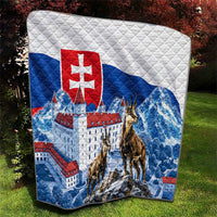 Slovakia Where Eagles Fly Quilt Bratislava Castle Chamois Eagle Patriotism