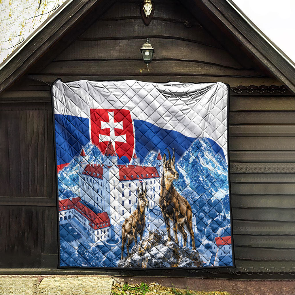 Slovakia Where Eagles Fly Quilt Bratislava Castle Chamois Eagle Patriotism