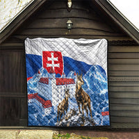 Slovakia Where Eagles Fly Quilt Bratislava Castle Chamois Eagle Patriotism