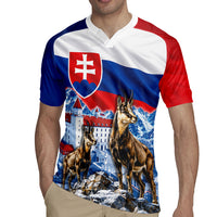 Slovakia Where Eagles Fly Rugby Jersey Bratislava Castle Chamois Eagle Patriotism
