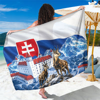 Slovakia Where Eagles Fly Sarong Bratislava Castle Chamois Eagle Patriotism