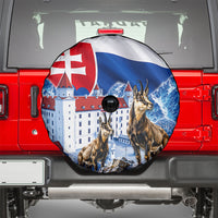 Slovakia Where Eagles Fly Spare Tire Cover Bratislava Castle Chamois Eagle Patriotism