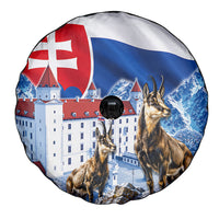 Slovakia Where Eagles Fly Spare Tire Cover Bratislava Castle Chamois Eagle Patriotism