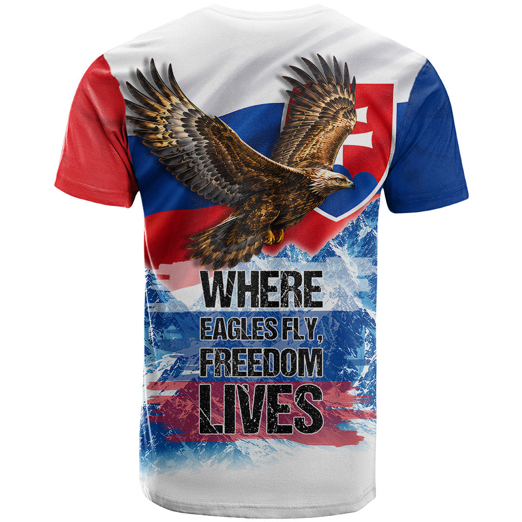 Slovakia Where Eagles Fly T Shirt Bratislava Castle Chamois Eagle Patriotism