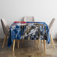 Slovakia Where Eagles Fly Tablecloth Bratislava Castle Chamois Eagle Patriotism