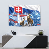 Slovakia Where Eagles Fly Tapestry Bratislava Castle Chamois Eagle Patriotism