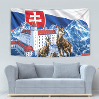 Slovakia Where Eagles Fly Tapestry Bratislava Castle Chamois Eagle Patriotism